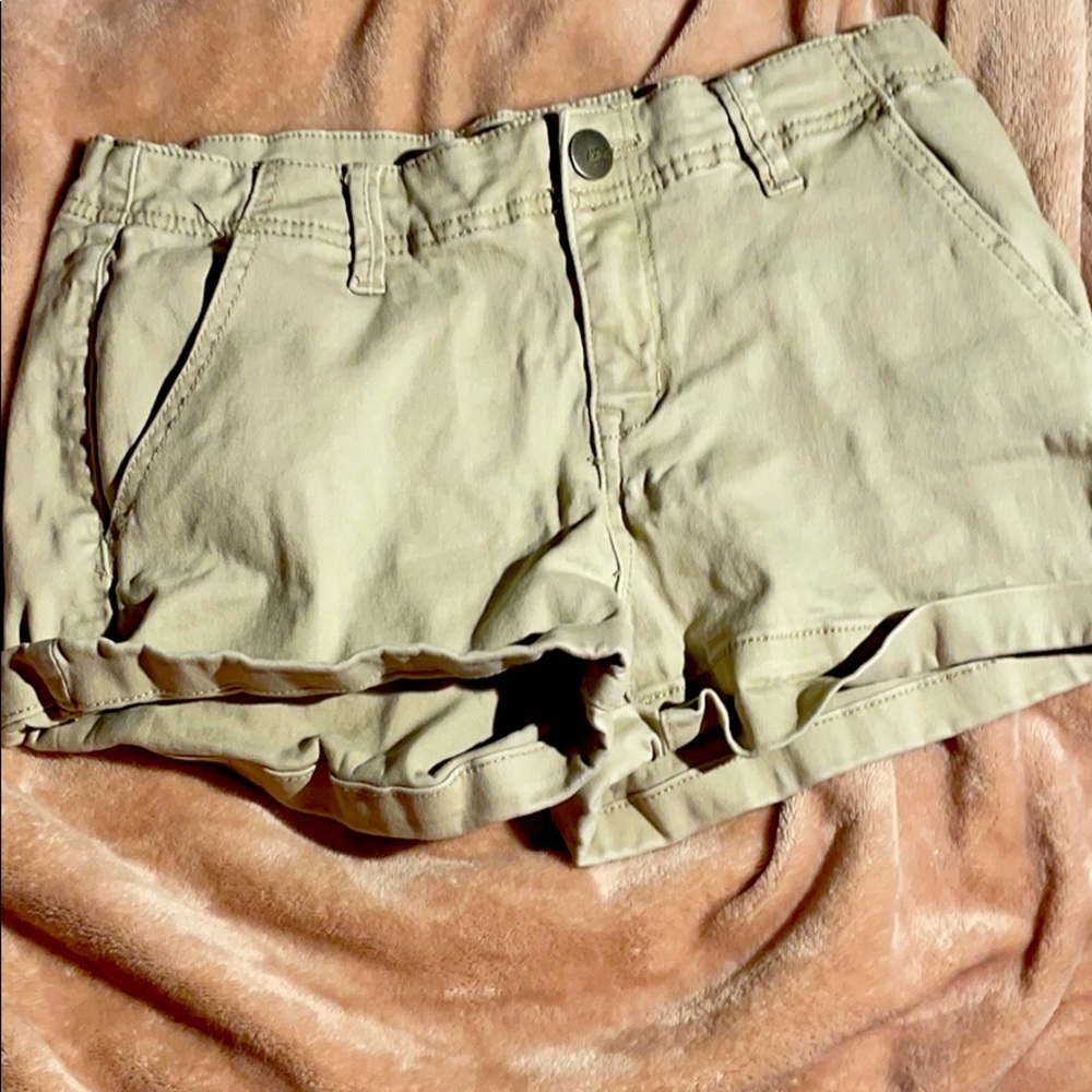 tan shorts
